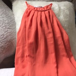 NEVER WORN: Chiffon-like high neck top